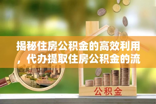 北门揭秘住房公积金的高效利用，代办提取住房公积金的流程与技巧