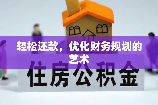 北门轻松还款，优化财务规划的艺术
