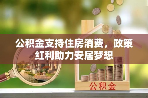 北门公积金支持住房消费，政策红利助力安居梦想