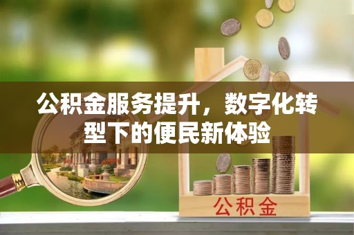 北门公积金服务提升，数字化转型下的便民新体验
