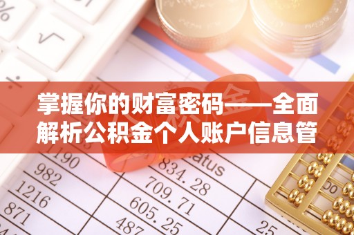 北门掌握你的财富密码——全面解析公积金个人账户信息管理与优化