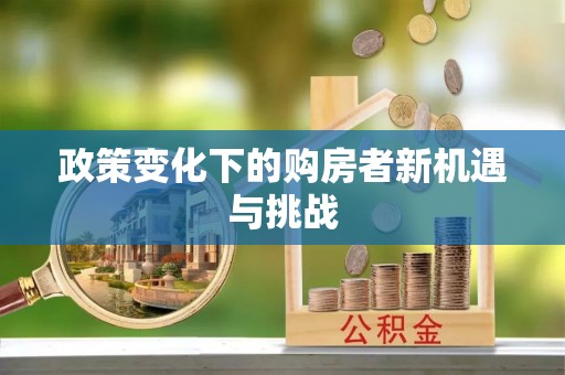 北门政策变化下的购房者新机遇与挑战