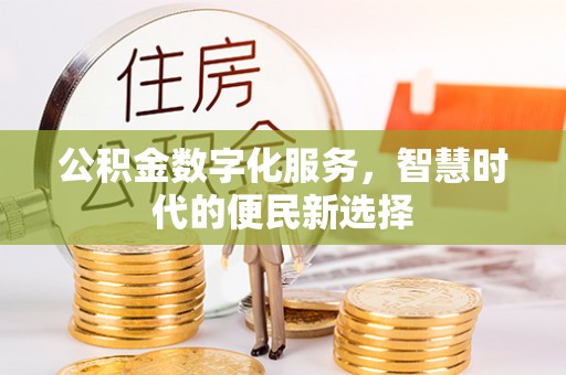 北门公积金数字化服务，智慧时代的便民新选择