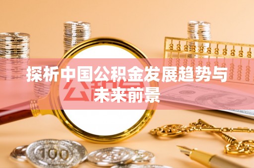 北门探析中国公积金发展趋势与未来前景